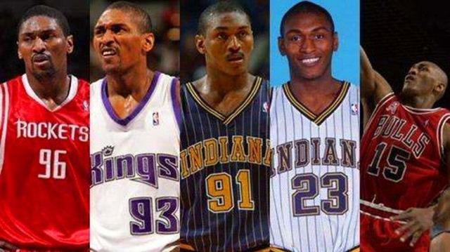 nba阿泰球衣几号 谁在NBA穿过最多球衣号码(3)
