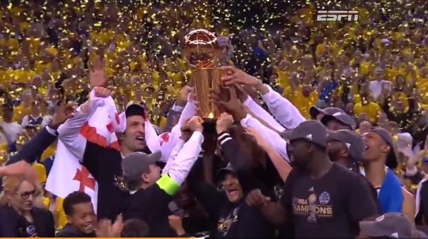 2017勇士夺nba总冠军 勇士夺得2017年NBA总冠军(1)