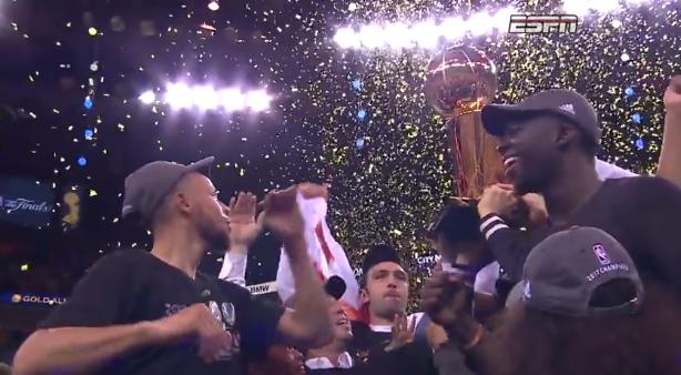 2017勇士夺nba总冠军 勇士夺得2017年NBA总冠军(2)