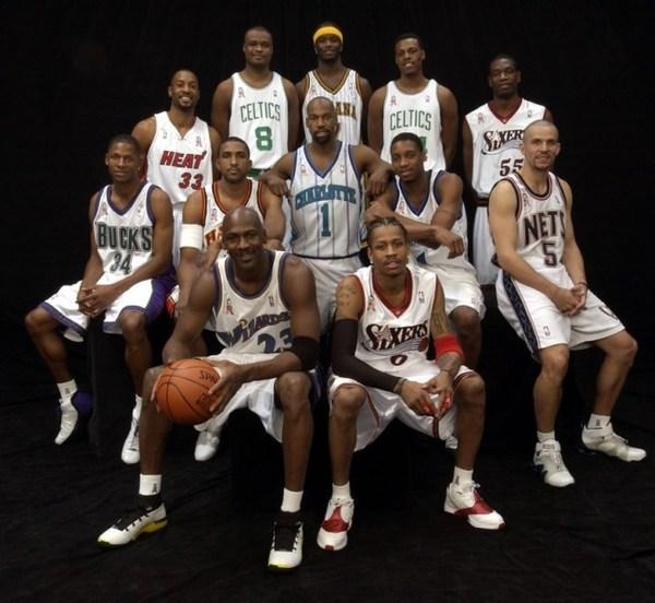 14年nba全明星球员合影 精心整理的历届NBA全明星球员合影(5)