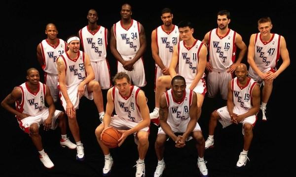 14年nba全明星球员合影 精心整理的历届NBA全明星球员合影(10)