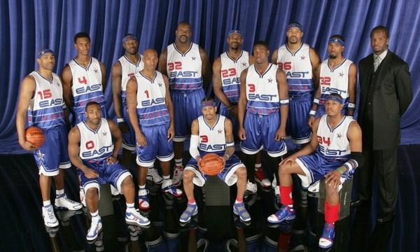 14年nba全明星球员合影 精心整理的历届NBA全明星球员合影(13)
