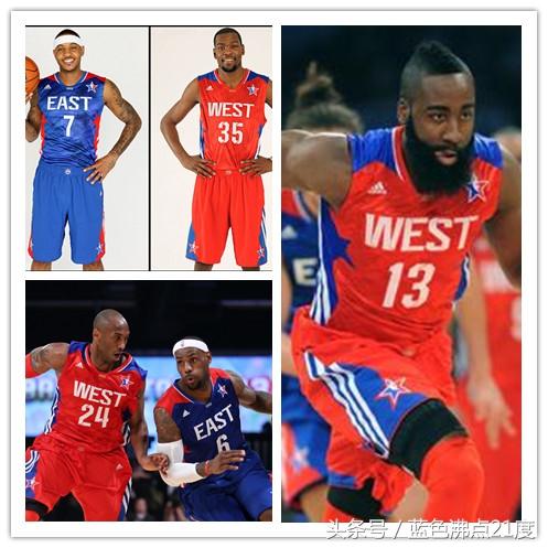 nba2010全明星战袍 近十余年NBA全明星战袍一览(5)