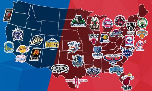 美国哪个洲没有nba球队 从NBA球队分布看美国地理(1)