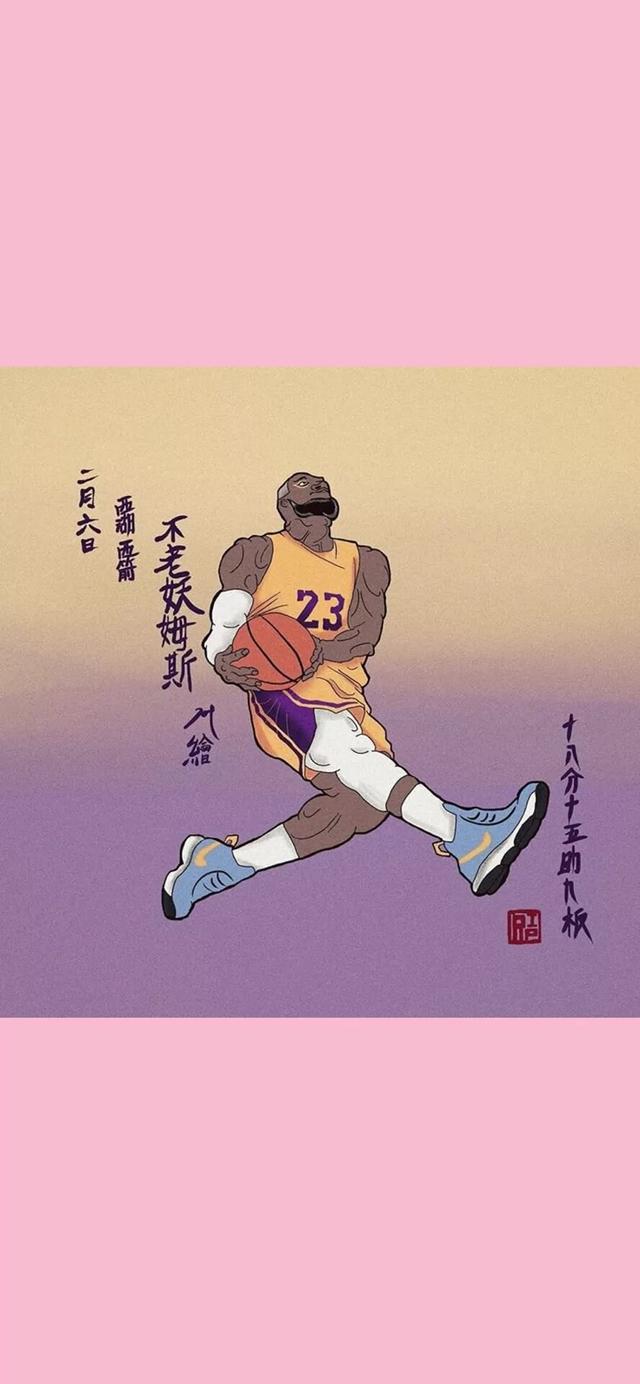 nba画报漫画 NBA球星高清漫画壁纸(1)