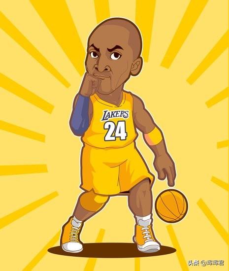 nba球星合照漫画 NBA球星珍藏版动漫图(4)