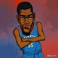nba球星合照漫画 NBA球星珍藏版动漫图(10)