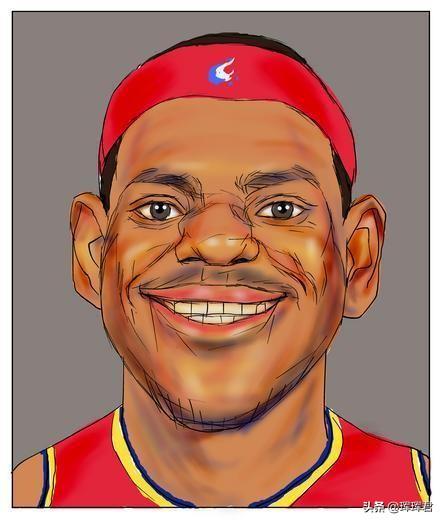 nba球星合照漫画 NBA球星珍藏版动漫图(13)