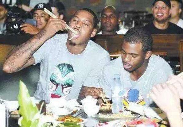 nba球星吃中餐 NBA球星吃中餐(6)