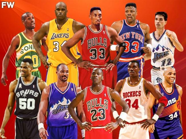 盘点NBA90年代10大巨星 乔丹领衔