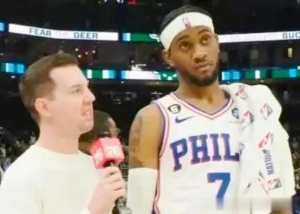 北京时间3月5日NBA76人队球员麦克丹尼尔斯赛后接受采访表示：“

真的很震撼