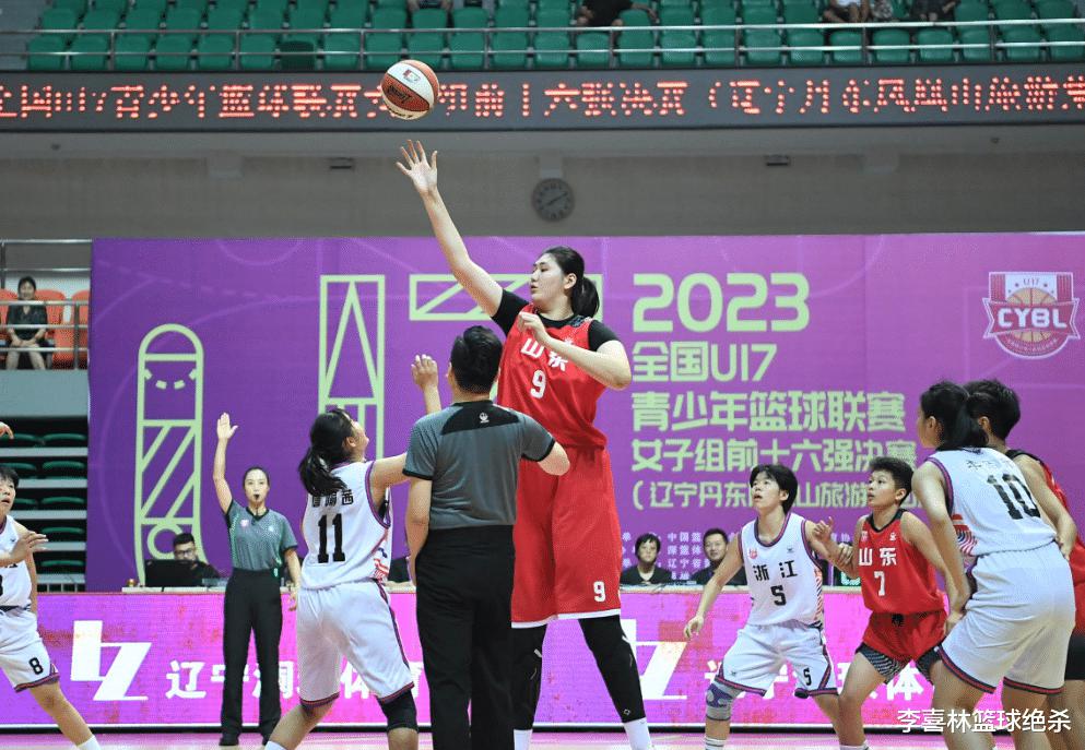 场均32+13！中国女篮16岁2米28天才战亚青赛？未来或联手韩旭(4)