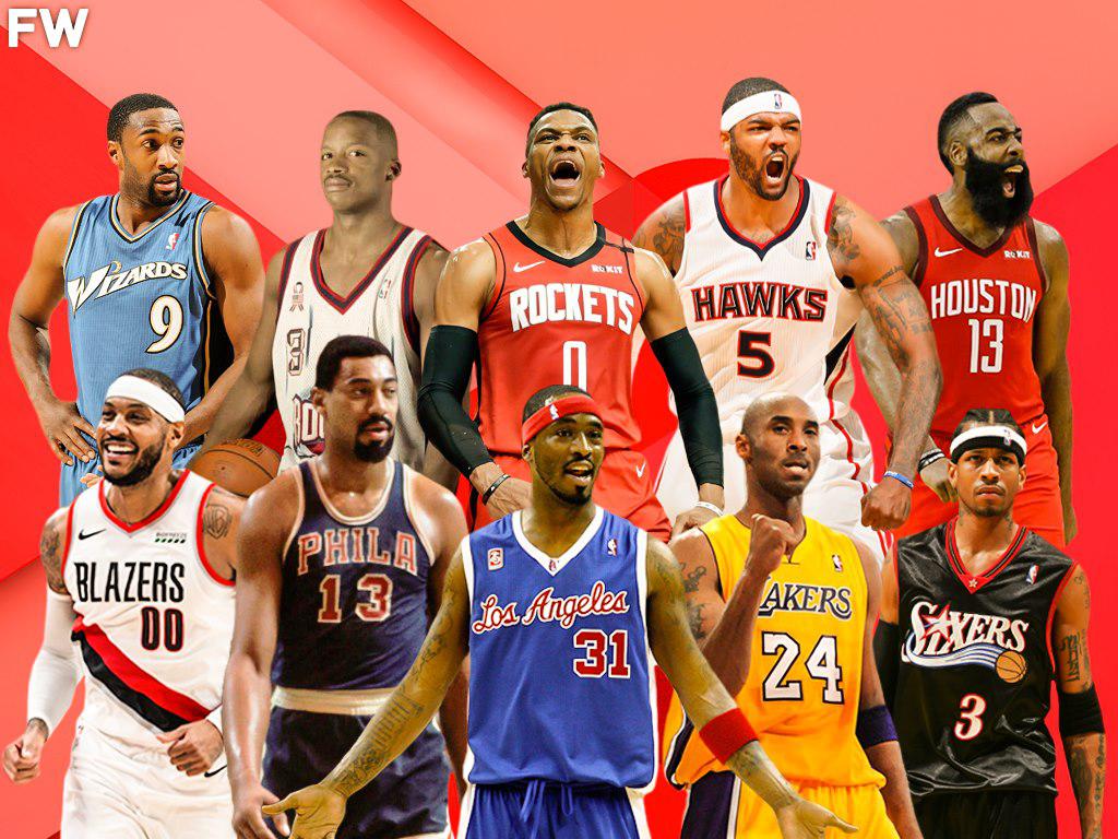 美媒排NBA历史最自私的10大球员：威少第6，科比第3，榜首是谁？(11)