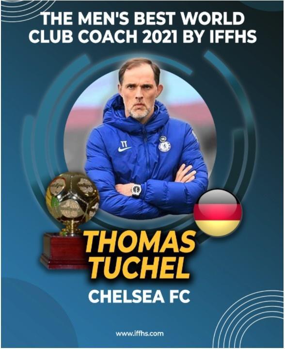 官方：图赫尔当选IFFHS年度最佳主帅(1)