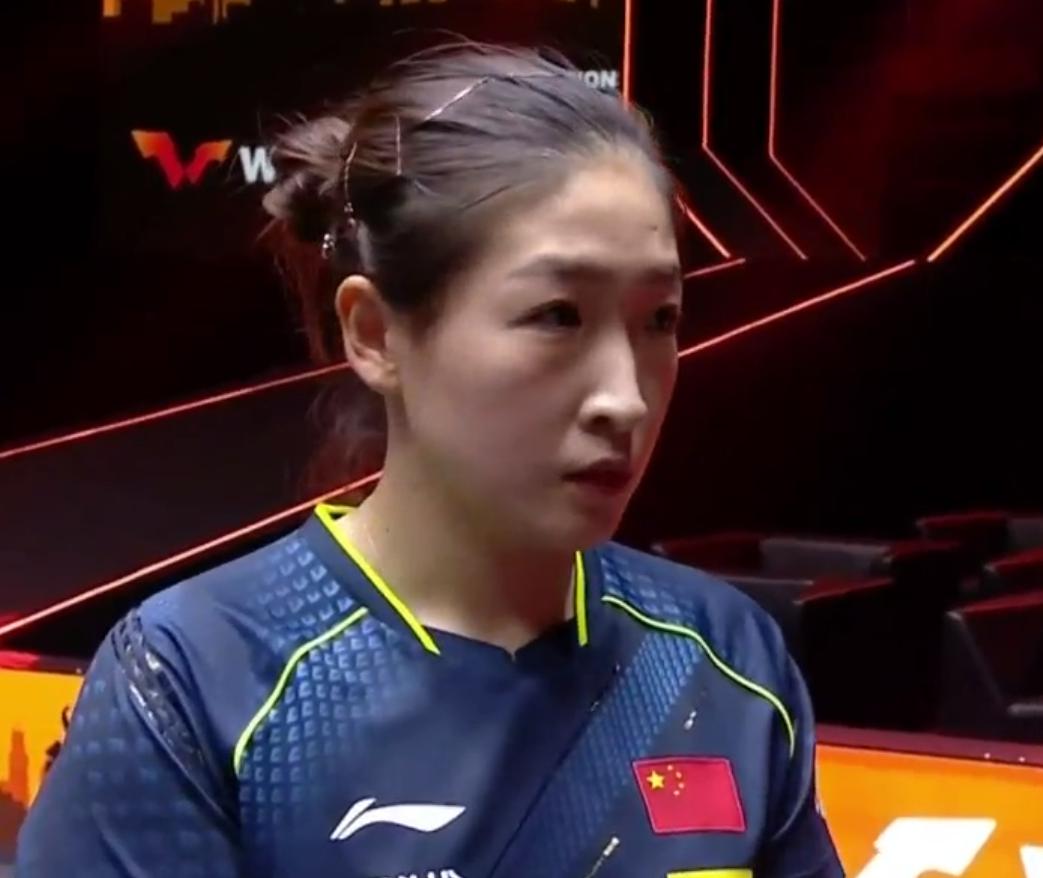 中国奥运女单代表双双出局！刘诗雯没想到淘汰孙颖莎：我太幸运了(3)