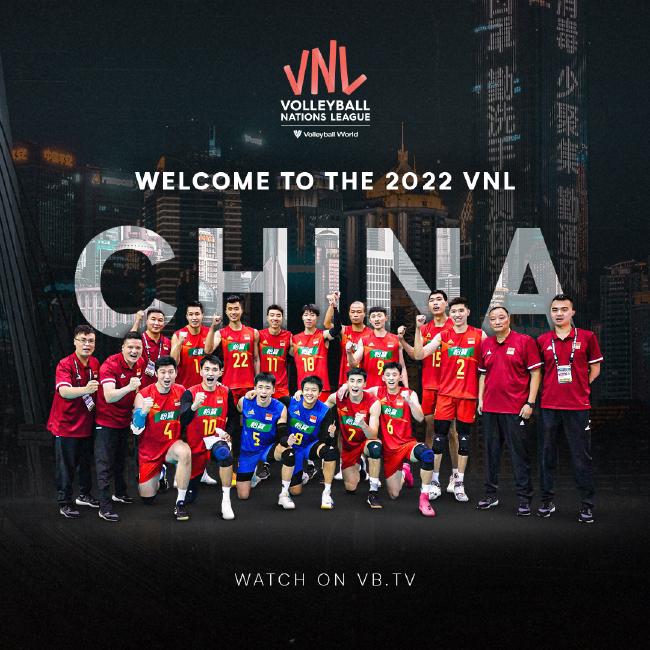 国际排联官宣：中国男排回归参加2022年国家联赛(1)
