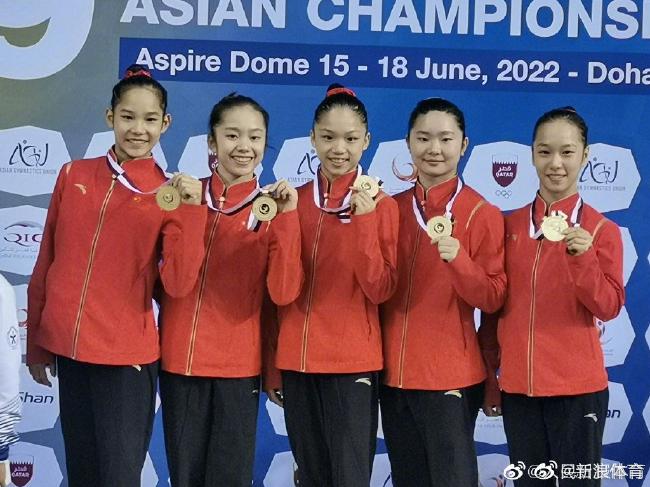 体操亚锦赛中国队一日4金 提前锁定世锦赛团体资格(2)