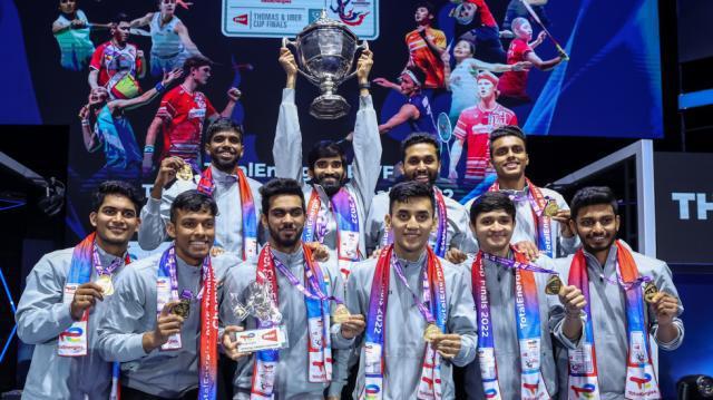 2022赛季摘得汤姆斯杯：印度羽毛球载入史册的一年(1)