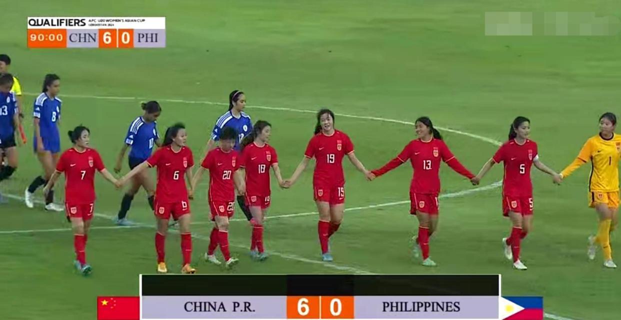 6-0！中国队又赢了，菲律宾17名留洋球员玩对攻，场面完全被压制(2)