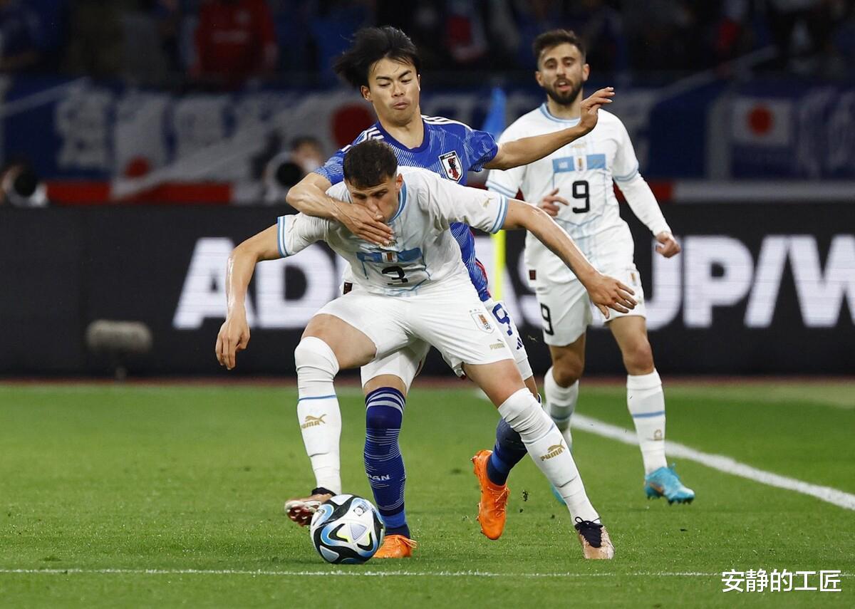 三笘薰一条龙造威胁！麒麟杯-日本队与乌拉圭战成平，再次彰显实力(2)
