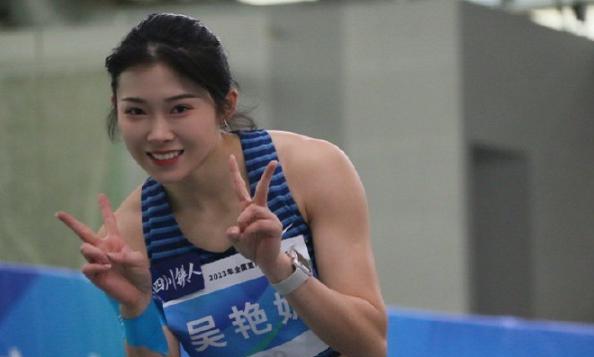颜值太高了！吴艳妮100米栏夺冠，冲击亚运奖牌，成田径新女神
