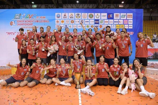 女排亚锦赛完全排名：泰国夺第3冠 中国收获亚军(1)