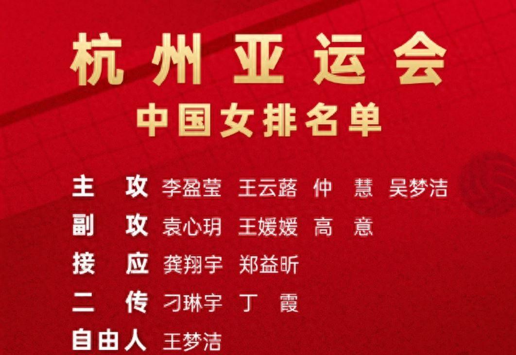 中国女排最新消息！亚运会12人、奥运预选赛14人大名单同时出炉！(5)