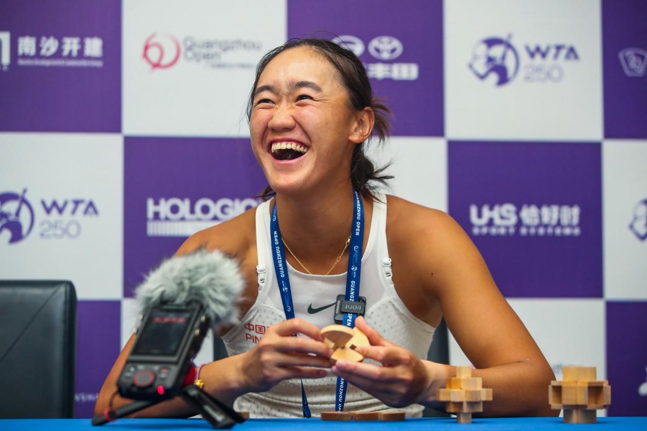 生涯首冠！22岁中国金花闪耀广州 梦想成为李娜 助中国网球创纪录(3)