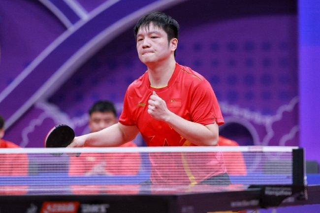 亚运会樊振东开门红 国乒男团横扫进决赛对阵韩国(1)