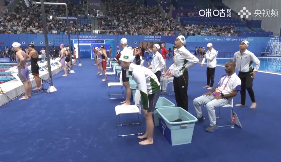 亚运游泳第6日：中国队接力抢跳被取消成绩，其余项目全部晋级(7)