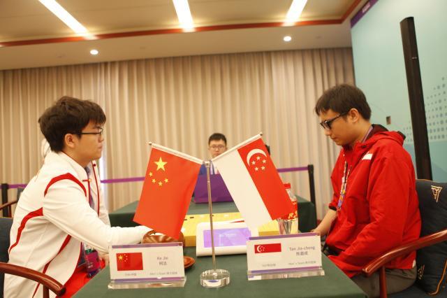 亚运会围棋团体赛两轮战罢，中韩男女四队保持全胜(2)