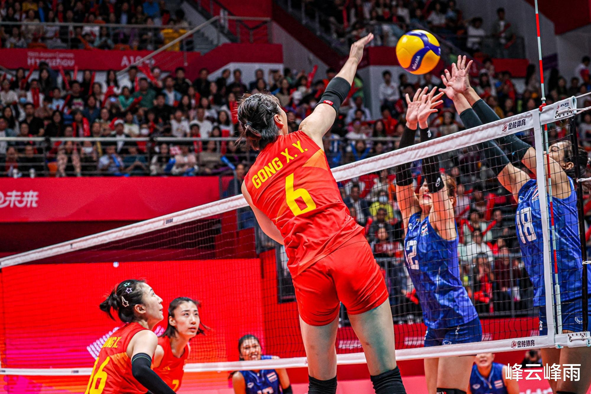 中国女排走出奥运资格赛失利的阴影，斩获队史第9个亚运会冠军