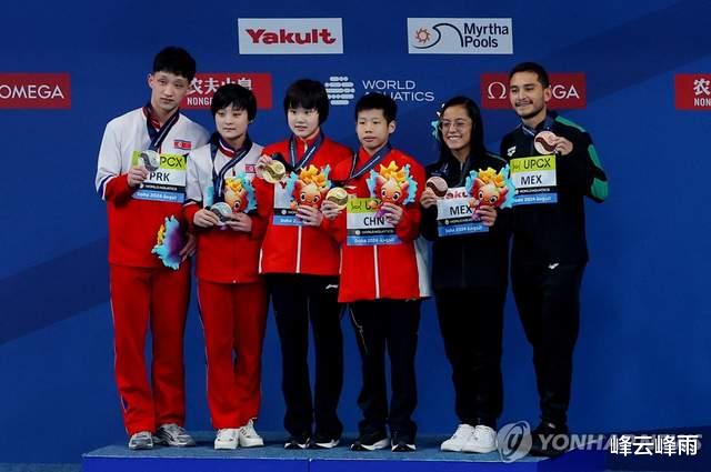 跳水梦之队喜提多哈世锦赛首金，时隔7年参赛的朝鲜同样表现不俗(2)