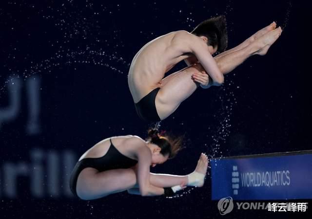 跳水梦之队喜提多哈世锦赛首金，时隔7年参赛的朝鲜同样表现不俗(3)