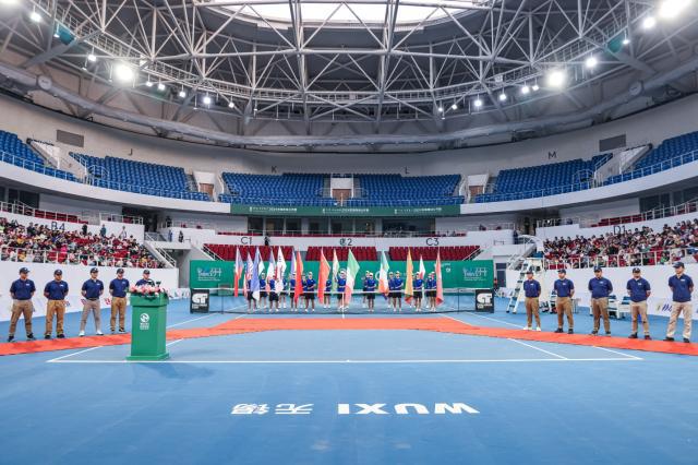 无锡网球公开赛揭幕 近二十个国家选手齐聚锡城(1)