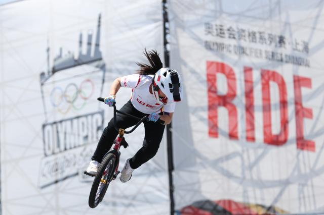 奥运资格赛中国两金 小轮车速度攀岩成巴黎金牌点
