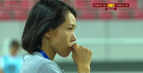 中国女足2-0泰国，打得对手无门将可换，神奇女帅冲击世少赛(5)