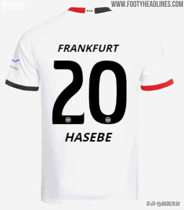 德甲法兰克福球衣 法兰克福新赛季球衣更换了经典的标识(6)