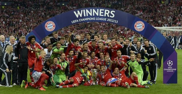 2012-13赛季欧冠结果 13赛季“三亚”拜仁达成三冠王成就(1)
