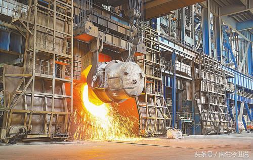 钢铁产量赶英超美 中国钢铁产量接近全球一半(1)
