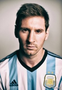 西甲传奇射手萨拉 阿根廷著名足球运动员梅西(8)