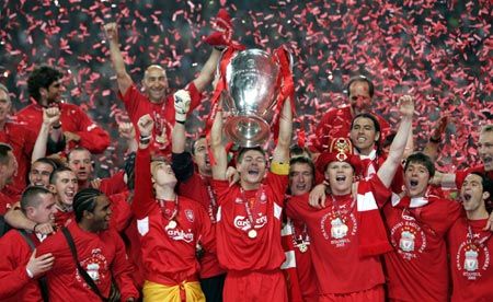 克雷斯波05年欧冠决赛 05年欧冠决赛完成史诗逆转的利物浦