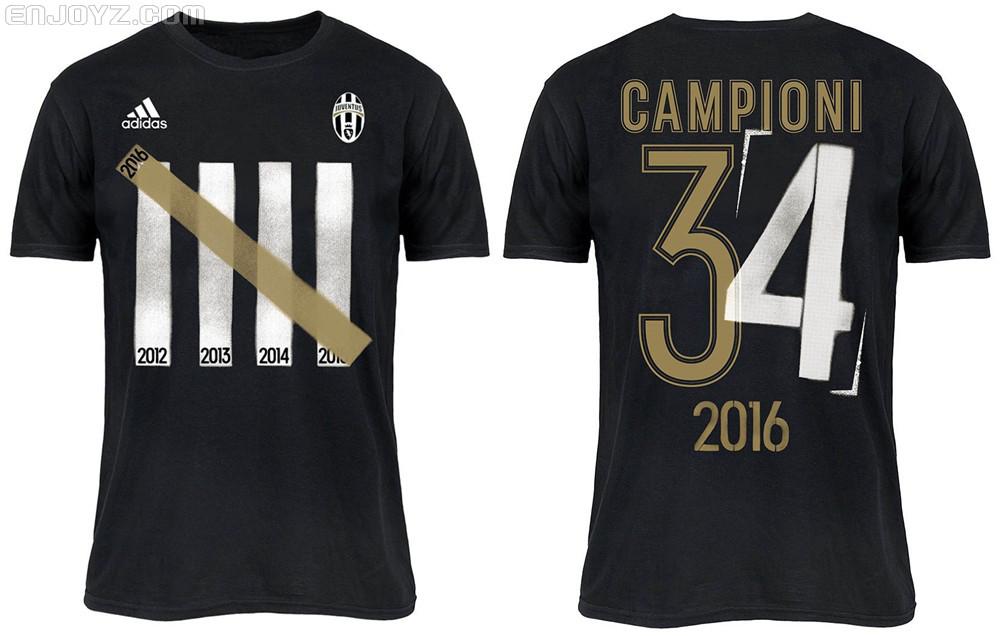 意甲冠军球迷纪念t恤 尤文图斯推出两款冠军纪念T恤(3)