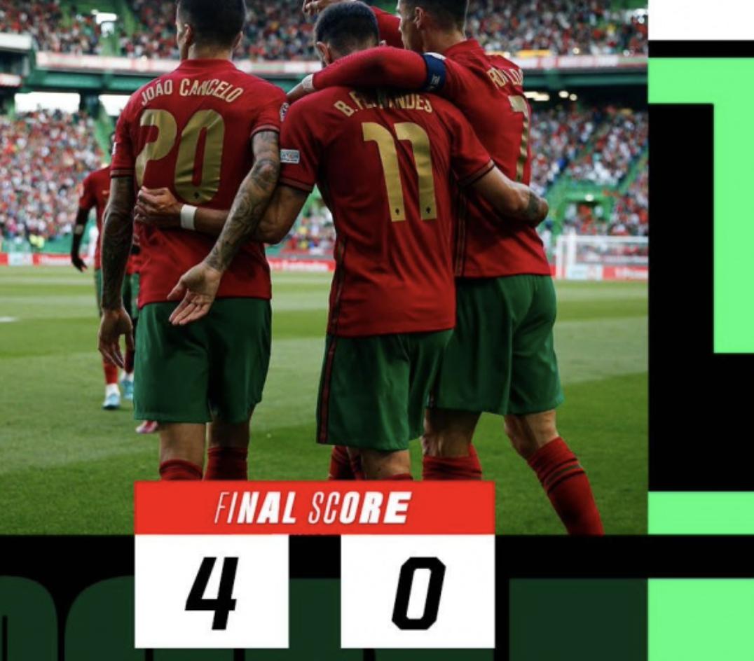 葡萄牙主场4-0大胜，今晚客场可能0-1或0-2倒输给瑞士，信吗？(1)