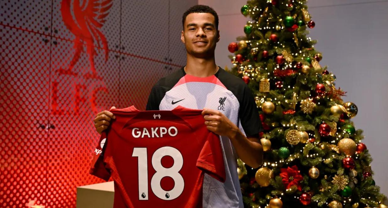 利物浦新签下的Gakpo开启了“繁忙”的圣诞转会(1)
