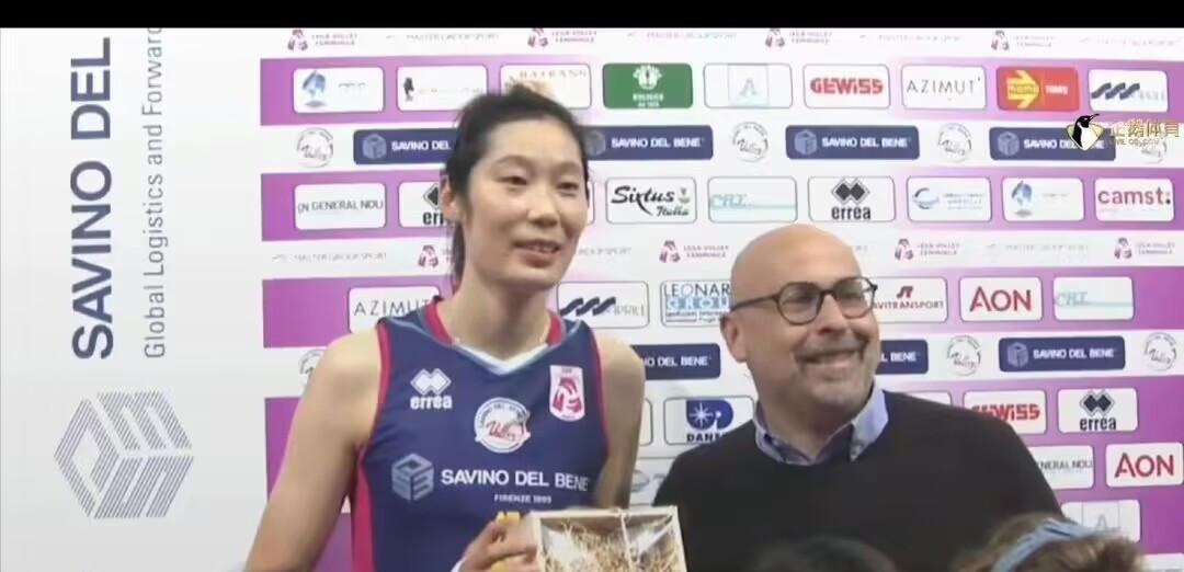 斯坎迪奇欧联杯获胜，朱婷拿到第五个MVP，中国女排队长闪耀欧洲(6)