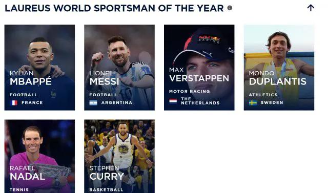 有消息显示，劳伦斯奖已将梅西与阿根廷国家队标注为“年度最佳男运动员”和“年度最佳