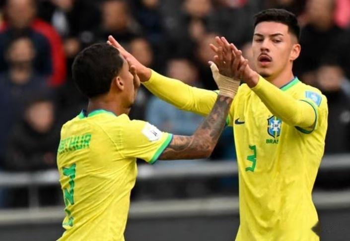 巴西队在U20世界杯“死亡之组”中获小组第一

2023年U20世界杯，巴西U2