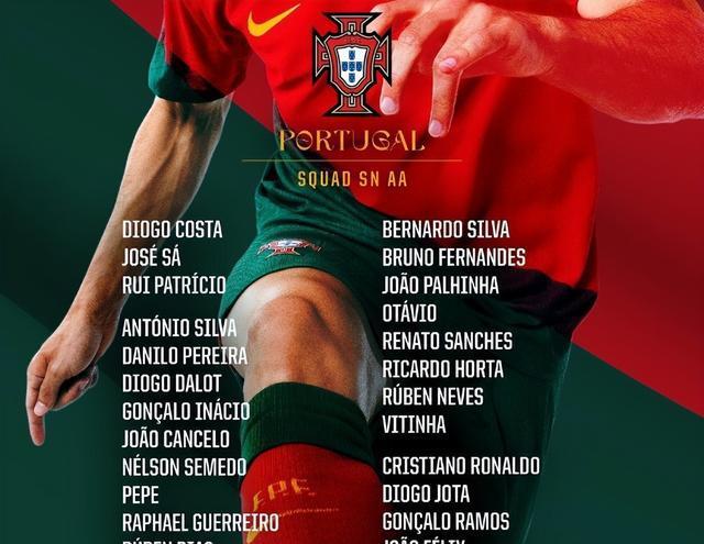 葡萄牙世界杯阵容被拆散！桑托斯2位爱徒遭弃用，C罗成铁打主力