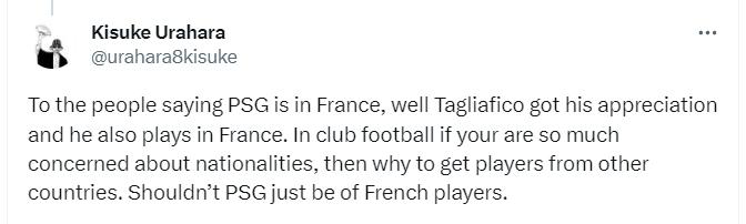 区别对待球迷热议：塔利亚菲科在里昂得到尊重，而巴黎对梅西却吝啬(5)